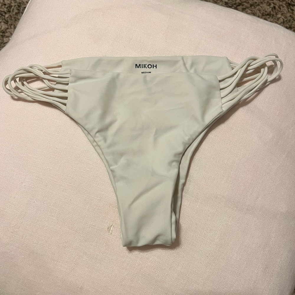 MIKOH swim white bottoms